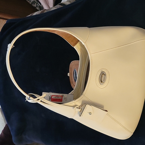 BRAND NEW Dooney&Bourke florentine white leather satchel handbag. - Picture 7 of 12
